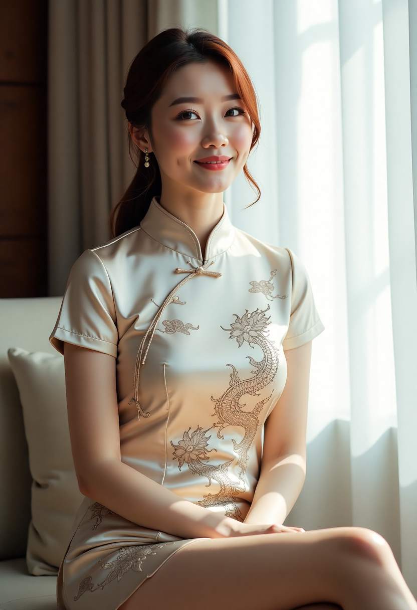 停电后的客厅